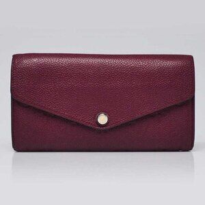Louis Vuitton Aurore Monogram Empreinte Leather Sarah Wallet